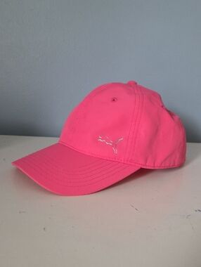 Puma Pink Topaz Baseball Cap With Adjustable Strap
